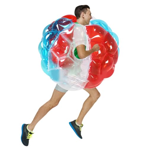 90 cm Großer Aufblasbarer Blasenball für , Farbenfrohes Design, Kinderfreundliche Größe, Langlebiges PVC-Material, Einfaches Aufblasen, Perfektes Spielen Im Freien von Zerodis