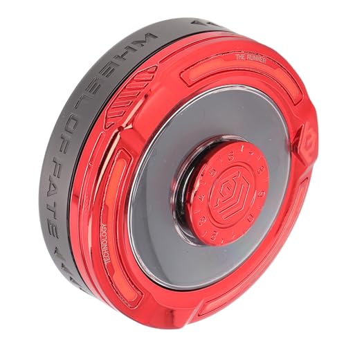ADHD -Rotationsspielzeug Premium -Legierungsfinger Rotierendes Spielzeug Zur Entspannung, Fokusverbesserung, Angstlinderung, Metallhandspielzeug für Erwachsene und (Rot) von Zerodis
