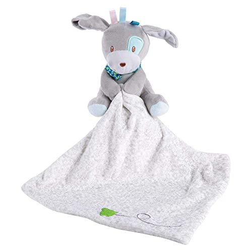 Zerodis Baby Beschwichtigen Handtuch Weiche Quadratische Sicherheitsdecke Plüsch Cartoon Tier Puppe Handtücher Tröster vor dem Schlafengehen Kuschel Spielzeug für Kinder(Hund) von Zerodis