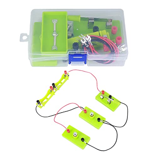 Circuit Learning Kit für Kinder, DIY Basic Electric Circuit Laboratory Experimente Anfängliches Circuit Learning-Projekt für Unterrichtsreihen und Parallelschaltungen(Serien-Parallelschaltung) von Zerodis