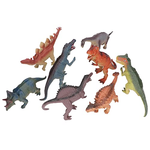 Erleben Sie die Welt der Dinosaurier mit Diesen 8-teiligen Simulations-Dinosauriermodellen aus PVC mit Hörbarer Dinosaurierform, Perfekt für von Zerodis