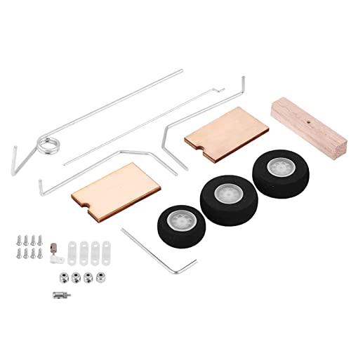 KT Aircraft Landing Gear KT Wheels Landing Gear, KT Landing Gear, mit Neuartigem Aussehen Universal-Set RC-Zubehör für DIY Starrflügelmodell KT Aircraft Landing Gear KT Wheels Landing Gear, KT Landing Gear, mit Neuartigem Aussehen Universal-Set RC-Zubehör für DIY Starrflügelmodell von Zerodis