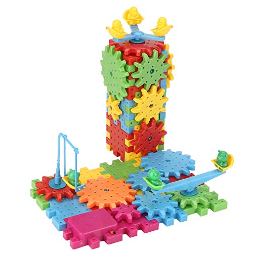 Kinder Puzzle Set 81 Teile Kunststoff Getriebe Bausteine Set Pädagogische Elektrische Puzzle Lustige Spielzeug für Kinder von Zerodis
