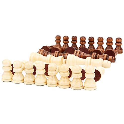 Kinder tragbare Internationalen Schach Spielzeug frühe pädagogische Internationale Schachfiguren Turnier Staunton Schachfiguren ohne Brett Geschenk für Kinder Jungen und Mädchen von Zerodis