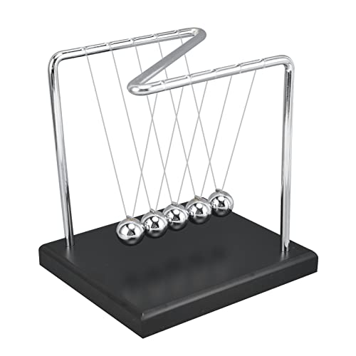 Zerodis Newton's Balance Balls, Desktop Balance Pendulum Ball Educational Science Physics Gadget for Office Games Desktop Decoration Zerodis Newton's Balance Balls, Desktop Balance Pendulum Ball Educational Science Physics Gadget for Office Games Desktop Decoration von Zerodis