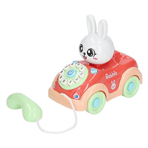 Spielzeug für Baby Licht Auto Handy Spielzeug Kaninchen Sicher zu verwenden Multifunktions Taste für Früherbildung (Grün) von Zerodis