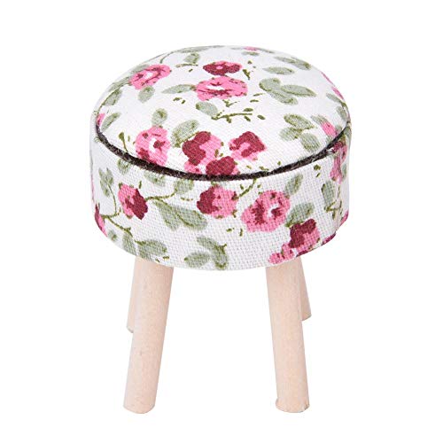 Tnfeeon 1:12 Puppenhaus Möbel Set Kinder Mini Holz Vierbeiner Room Decor Simulation Puppenhaus Ornament Pädagogisches Spielzeug Jungen Mädchen(Weiß) von Zerodis