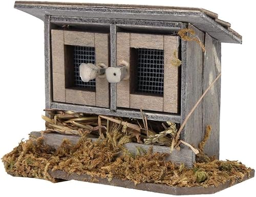 1/12 Garten Miniatur Hühnerstall für Puppenhaus Zubehör Puppen Spielset Holzfiguren Set beste Geschenke für Kinderzimmer Dekoration 1/12 Garten Miniatur Hühnerstall für Puppenhaus Zubehör Puppen Spielset Holzfiguren Set beste Geschenke für Kinderzimmer Dekoration von Zerodis