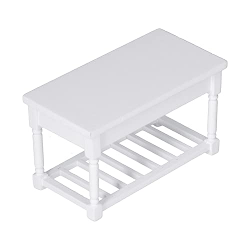 Zerodis 1:12 Hölzernen Mini -Weiß -Nachttisch Modell, Modischer Dollhouse Kochtisch mit Kompaktem Design, Attraktive Miniatur Ornaments Set für Kinderpraxis, Puppenhaus Accessoire für Wohnzimmer Zerodis 1:12 Hölzernen Mini -Weiß -Nachttisch Modell, Modischer Dollhouse Kochtisch mit Kompaktem Design, Attraktive Miniatur Ornaments Set für Kinderpraxis, Puppenhaus Accessoire für Wohnzimmer von Zerodis