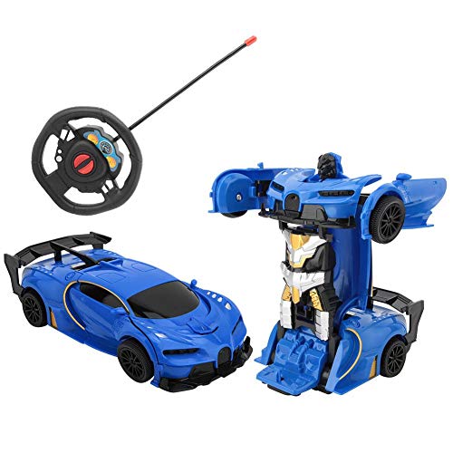 Zerodis 1:22 Skalieren Kinder Transformieren Roboter Fernbedienung Auto Spielzeug Funktion Elektrofahrzeug Kinder Lieblings Auto Spielzeug für Alter über 3 Jahre alt(Dunkelblau) von Zerodis