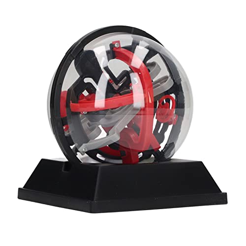 Zerodis 3D Labyrinth Ball Bildungsspiel Verbesserung Intelligenz Kultivieren Sie Geduldspielzeug für Plastik Kids Education Toy Spielzeug (56 Hindernisse) von Zerodis
