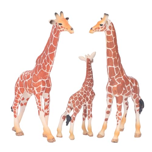 Zerodis 3pcs Giraffe -Figuren Set Bildungsgiraffe Family Action Figur Sicheres PVC -Material für Präsentiert Sammlung Zerodis 3pcs Giraffe -Figuren Set Bildungsgiraffe Family Action Figur Sicheres PVC -Material für Präsentiert Sammlung von Zerodis