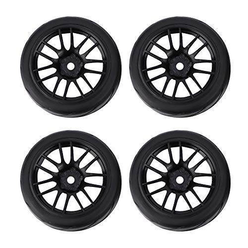 Zerodis 4 Stück RC Rennwagen Gummireifen, 1/10 Übersetzungsverhältnis Auto Truck Rad Reifen Gummi Reifen Spielzeug Auto Ersatz Zerodis 4 Stück RC Rennwagen Gummireifen, 1/10 Übersetzungsverhältnis Auto Truck Rad Reifen Gummi Reifen Spielzeug Auto Ersatz von Zerodis
