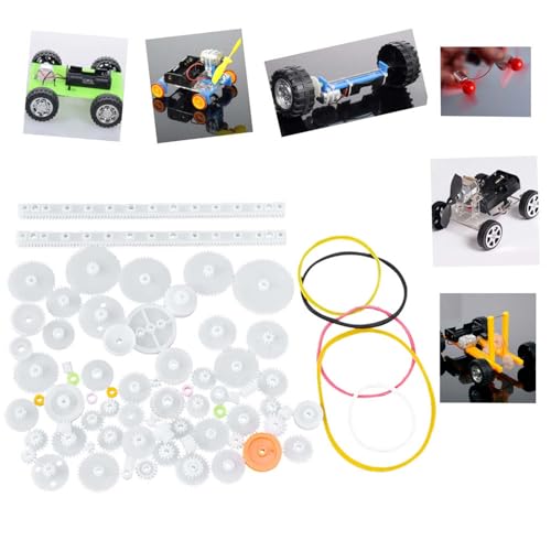 Zerodis 75 Prozent Motorgetränkekit, LED -Induktionslampe, ABS -Kunststoff Zahnrad Zubehör für DIY Roboter Spielzeugset, Genug, um Verschiedene Produkte zu Verarbeiten, Einfache Installation Zerodis 75 Prozent Motorgetränkekit, LED -Induktionslampe, ABS -Kunststoff Zahnrad Zubehör für DIY Roboter Spielzeugset, Genug, um Verschiedene Produkte zu Verarbeiten, Einfache Installation von Zerodis