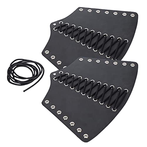 Zerodis Altmodischer Bogenschießen-Bracer-Set, Männlicher Charme für Radfahrer, 2 Sets Armbänder von Zerodis