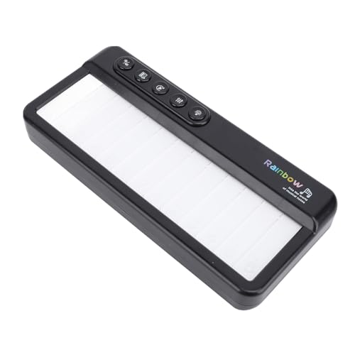 Zerodis Baby Farbenfrohe Leichte Elektronische Klavierspielzeug Verbessern Handaugenkoordination für Kleinkind/Baby -Musikspielzeugtastatur/Eltern -Kind -Interaktion (Black) von Zerodis