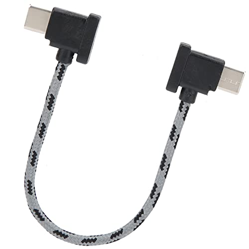 Zerodis Datenkabel Typ C auf Typ C, Datenkabel für die Drohnenfernbedienung, Rechtwinkliges Datenkabel für die Fernbedienung, für Air 2/Mini 2 Zerodis Datenkabel Typ C auf Typ C, Datenkabel für die Drohnenfernbedienung, Rechtwinkliges Datenkabel für die Fernbedienung, für Air 2/Mini 2 von Zerodis