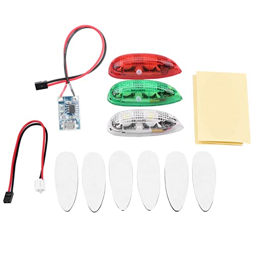 Drohnen-Blitzlicht, RC-Flugzeug-Drohnen-LED-Licht, RC-Fix-Wing-Hubschrauber, Superhell, für Flugzeuge Drohnen-Blitzlicht, RC-Flugzeug-Drohnen-LED-Licht, RC-Fix-Wing-Hubschrauber, Superhell, für Flugzeuge von Zerodis