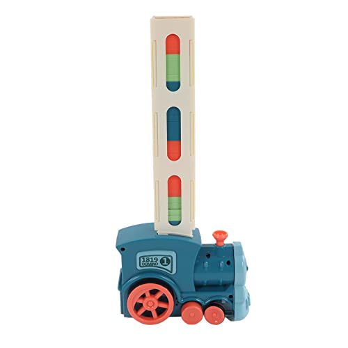 Zerodis Elektrische Zugblöcke Spielzeug Bildung Automatische Gebäudezugblöcke für, Realistische Soundeffekte, Ideales Zum Geburtstag, Festival, Bestehend aus Plastik (Blue) von Zerodis