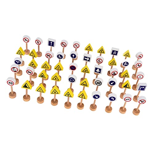 Zerodis Exquisite Holzstraßen Schilder Spielset Fördern Fantasie und Lernen, Sichere Spielzeugverkehrsschilder für 3 Jahre Alt + Zerodis Exquisite Holzstraßen Schilder Spielset Fördern Fantasie und Lernen, Sichere Spielzeugverkehrsschilder für 3 Jahre Alt + von Zerodis