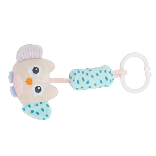Zerodis Exquisites Spielzeug Baby Kinderwagen Plüsch Spielzeug Süße Tierform Komfortglocke für Babys zu Hause Auto Reisen (Eule 25cm / 9,8in) von Zerodis