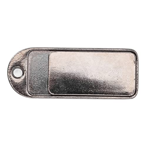 Zerodis Fidget Slider Leichtgewichts Aluminiumlegierungspannungsspielzeug für über 14, Einzelhandschub und Zug für Büro/Zuhause/Reisen (Gunmetal Grey) von Zerodis