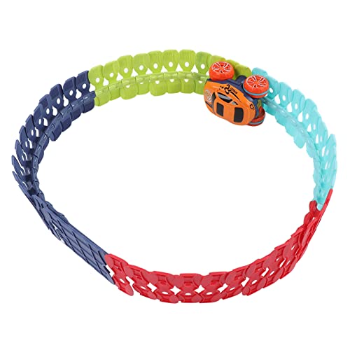 Zerodis Flexible Car Toy Easy Assemble Verbesserung der Koordination Race Playset, ABS Material (92 Stück) von Zerodis