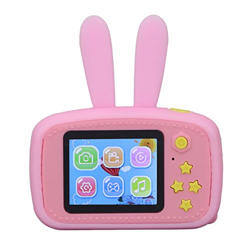 Zerodis Fotokamera HD Digital Rekorder Spielzeug mit Lustigen Spielen, Mini -Kamera für , um Schöne Momente zu Fangen, Tolles für Kleine Fotografen (PINK) von Zerodis