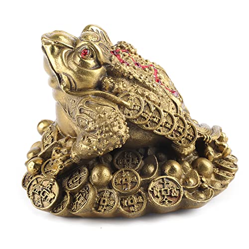 Zerodis Froschfiguren Froschstatue Chinesische Antiquitätenstil -Kröte Statuen Vermögen und Beten Geschäftliche Prosperöse Froschfiguren Kunstsammlung Feng Shui Reichtum Glücksgeld Frosch Dekoration Zerodis Froschfiguren Froschstatue Chinesische Antiquitätenstil -Kröte Statuen Vermögen und Beten Geschäftliche Prosperöse Froschfiguren Kunstsammlung Feng Shui Reichtum Glücksgeld Frosch Dekoration von Zerodis