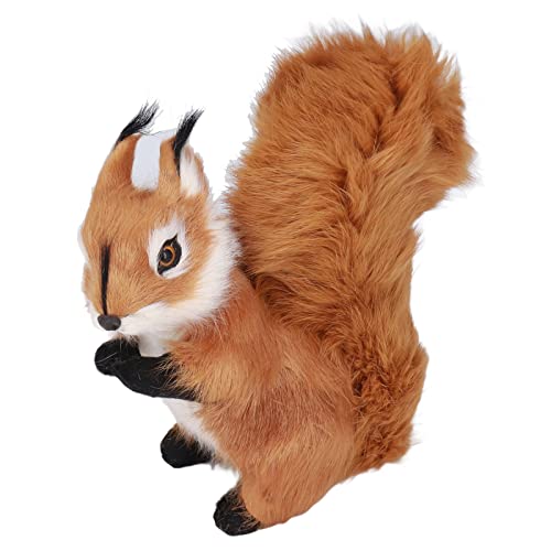 Zerodis Große Simulations -Eichhörnchen Lebensechte Plüschspielzeug für Home Decoration, Hauseinrichtung Model Animal for Children's Cognition Zerodis Große Simulations -Eichhörnchen Lebensechte Plüschspielzeug für Home Decoration, Hauseinrichtung Model Animal for Children's Cognition von Zerodis