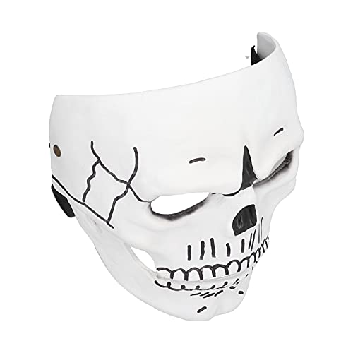 Zerodis Gruselige Maske, Verstellbare Harz-Halloween-Maske für Erwachsene zu Weihnachten für Zum Festival von Zerodis