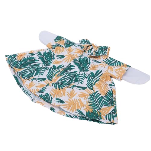 Zerodis Hawaiian Gans Kostüm Stoff Stilvolle Gänsekleidung für 17 Zoll Statue Outdoor Decor für Sommer BBQs (Herrenhemden) von Zerodis