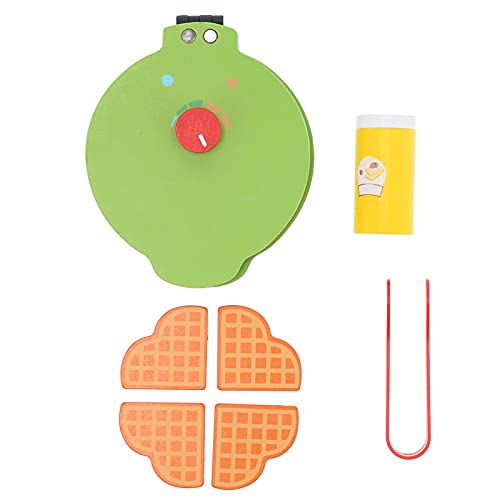 Zerodis Hochsimulierende Küchenpfannkuchen -Maschine Spielzeug mit Neuer Erscheinung, Hölzerne Pfannkuchen -Spielzeug für Spielen, Geeignet für 3+ Jahre Alt von Zerodis