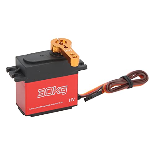 Zerodis Hohe Präzision Undurchlässige Metallgetriebe 30 Kg Lenkdiener Bis 1/10 RC -Auto, 4,8 V Bis 7,4 V Betriebsspannung von Zerodis