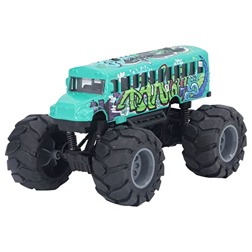 Zerodis Hohe Simulation 1:43 Bussmodell Spielzeug Zurückziehen - Ideal für Kinderspielzeit - Legierung Kunststoff (Green) von Zerodis