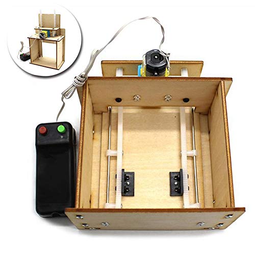 Zerodis Holz Aufzugstür DIY Heben Selbst Gemachte Haus Garage Modell Elektrische Tür Kit Technologie Spielzeug für Über 14 Jahre alt von Zerodis