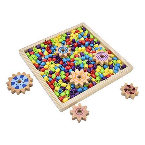 Zerodis Holzpilzstiftblock -Spielzeug -Bildungsrätsel Set für mit Exquisiter Verarbeitung, die für über 3 Jahren Geeignet Ist Zerodis Holzpilzstiftblock -Spielzeug -Bildungsrätsel Set für mit Exquisiter Verarbeitung, die für über 3 Jahren Geeignet Ist von Zerodis