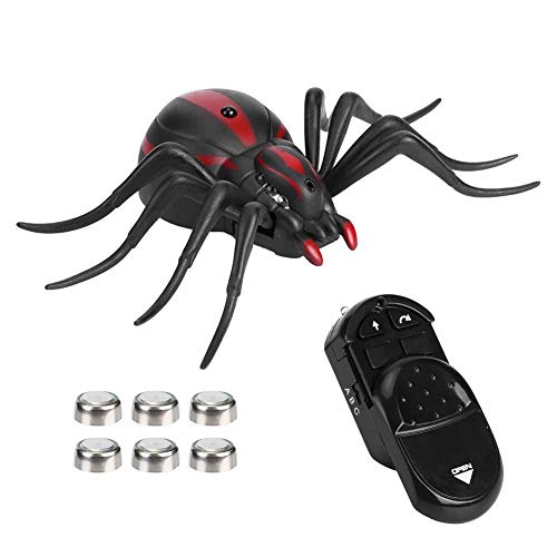 Zerodis Infrarot RC Spider Toy, hoch simulierte ferngesteuerte Insekten Spielzeug Electric Fake Scary Funny Trick Insekten Spielzeug für Party Halloween Weihnachten von Zerodis