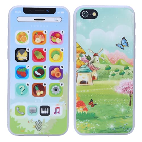 Zerodis Kid Phone Toy Spielzeug Exquisite Verarbeitung Vorschullernmaschine für 18 Monate über Kindern Blau Plastik (Blue) von Zerodis