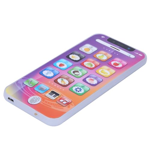 Zerodis Kid Phone Toy Spielzeug Exquisite Verarbeitung Vorschullernmaschine für 18 Monate über Kindern Blau Plastik (Purple) von Zerodis