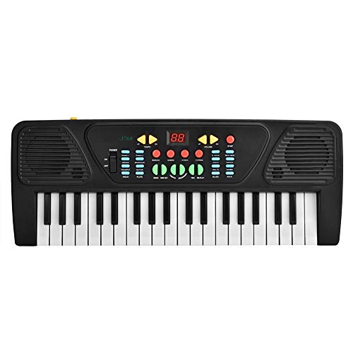 Zerodis Kids 37-Key-Klavier-Tastatur mit Einstellbarem Volumen und Mikrofonschlitz für das Lernen von Handye-Koordination und Spaß von Zerodis