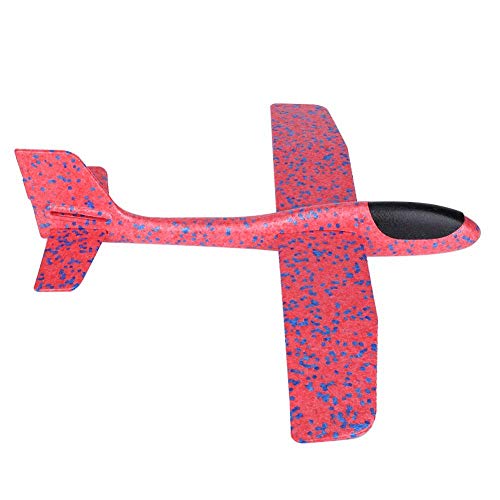 Zerodis Kinder Flugzeug Spielzeug Schaum Wurf Segelflugzeug Tragbar Outdoor Kindertag Geburtstag Geschenk(Rot) von Zerodis