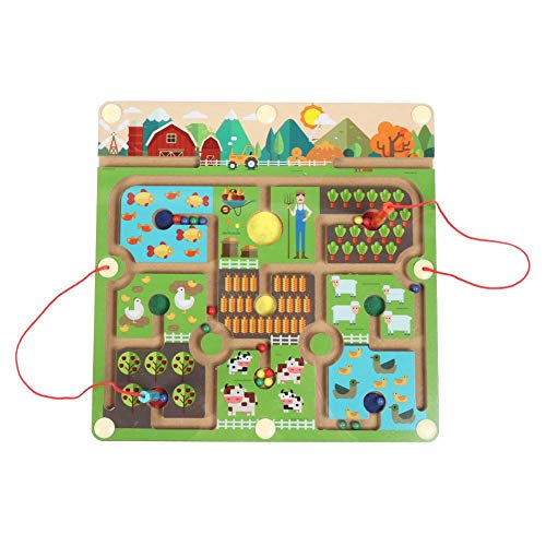 Kinder Magnetic Holz Labyrinth Spielzeug Kinder Gehirntraining Brettspiel Ermutigt Feinmotorik pädagogisches Labyrinth Spielzeug Kinder Magnetic Holz Labyrinth Spielzeug Kinder Gehirntraining Brettspiel Ermutigt Feinmotorik pädagogisches Labyrinth Spielzeug von Zerodis