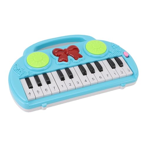 Zerodis Klavier Keyboard Toy Lernmusikinstrument für Kleinkinder Multifunktionale Klavierspielzeug für Frühe Musikausbildung Kleinkinder Absafe Material (Blue) von Zerodis