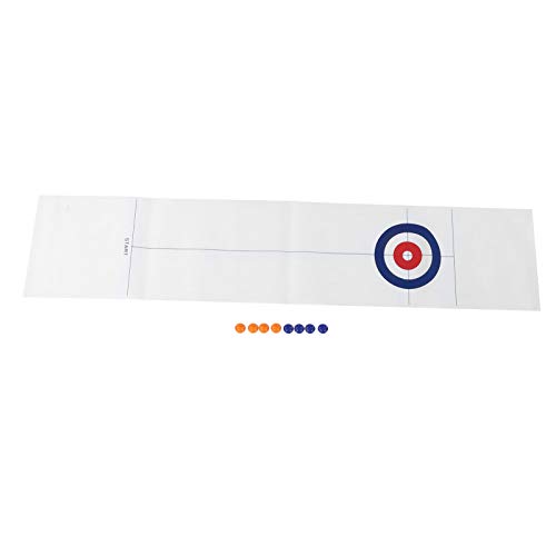 Zerodis Kompaktes Tischplatten -Curling -Spiel für und Erwachsene, Lustiges Curling Brettspiel mit 8 Bällen, Fördern Familieninteraktion und Grundlegende Physikkenntnisse Zerodis Kompaktes Tischplatten -Curling -Spiel für und Erwachsene, Lustiges Curling Brettspiel mit 8 Bällen, Fördern Familieninteraktion und Grundlegende Physikkenntnisse von Zerodis