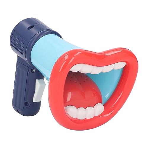 Zerodis Langlebige Plastikkinder -Sprachwechslerspielzeug mit Lanyard, Großer Mund Aufnehmen Laute Lautsprecher für (Blue) von Zerodis