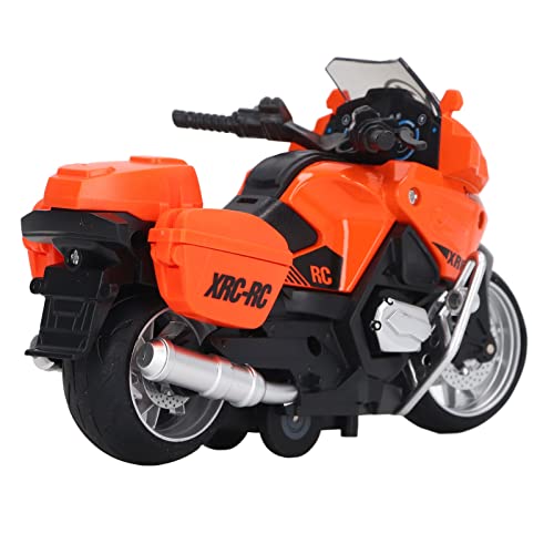 Zerodis Legierung Back Motorcycle Toy Model mit Simuliertem Schalllicht, Bildungsmini-Motorradmodell für 3-9, Leicht zu Greifen, Perfektes für und Erwachsene (ORANGE) von Zerodis