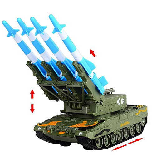 Zerodis Lenkwaffenwerfers Modell im Maßstab 1:64 Aluminium Druckguss Panzer für militärische Konfrontation für Kinder von Zerodis