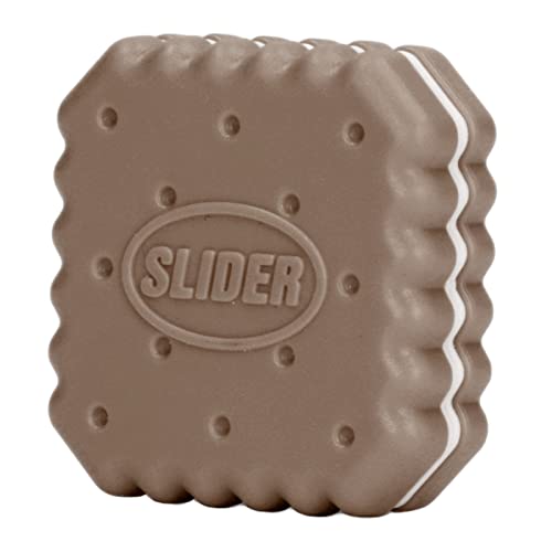 Zerodis Magnetischer Tragbares Ruhiges Slider -Spielzeug für Stressbekämpfung Menschen mit Schlechten Gewohnheiten eine Handgröße: ca. 1,46in (Brown) von Zerodis
