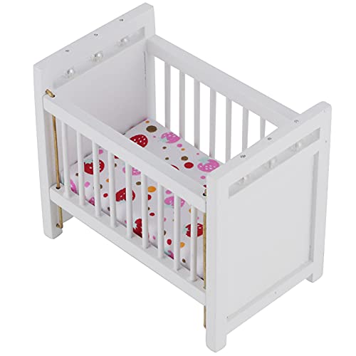 Zerodis Mini -Puppe mit Puppen mit Exquisiten Simulationsmatratze Bis 1:12 Meniature Toy House Wood Spielen Material Spielen von Zerodis